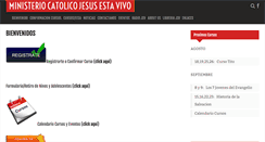 Desktop Screenshot of mjesusestavivo.org
